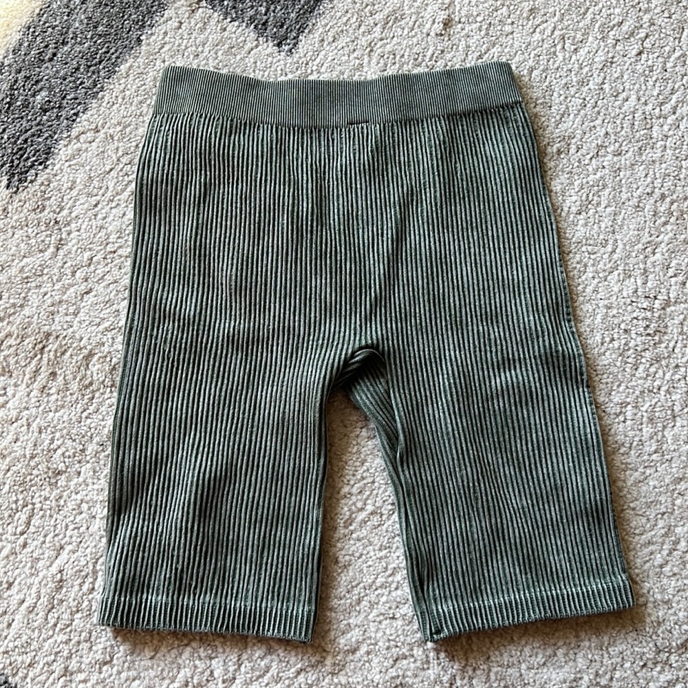 Seamless Ribbed Biker Shorts XS